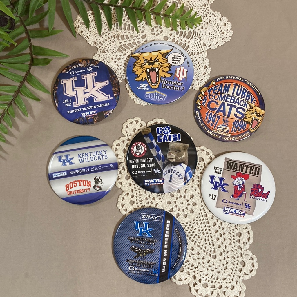University Of Kentucky Wildcats Basketball Collectible Game Day Pins 19982014